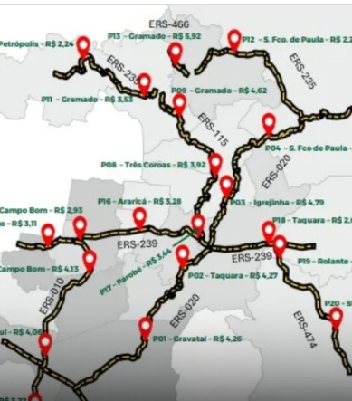 Vai ficar mais caro ir de Porto Alegre a Gramado: novos pedágios entram em vigor a partir de 2027