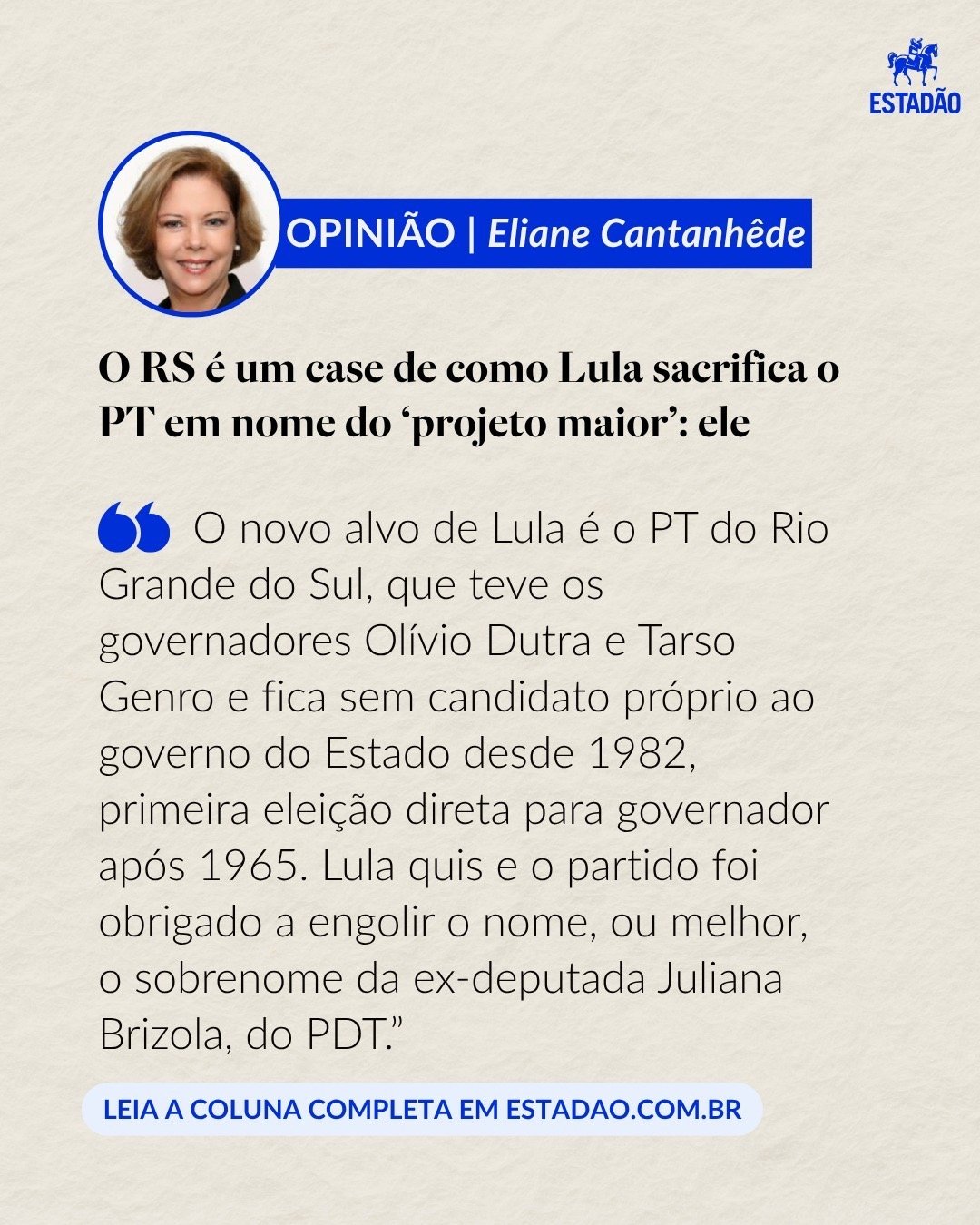 Lula impõe e PT gaúcho recua