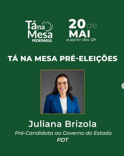 Juliana Brizola debate futuro do RS na Federasul